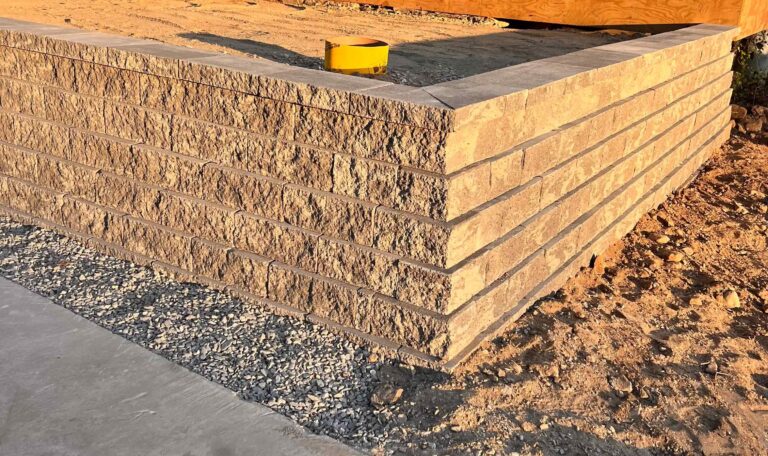 Retaining wall warwick 1